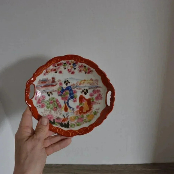 Vtg Geisha  dish - Picture 4 of 6
